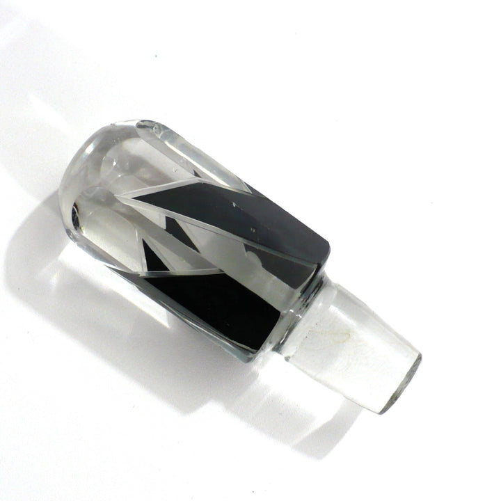 1930s Vintage Black Art Deco Palda Cologne Decanter.