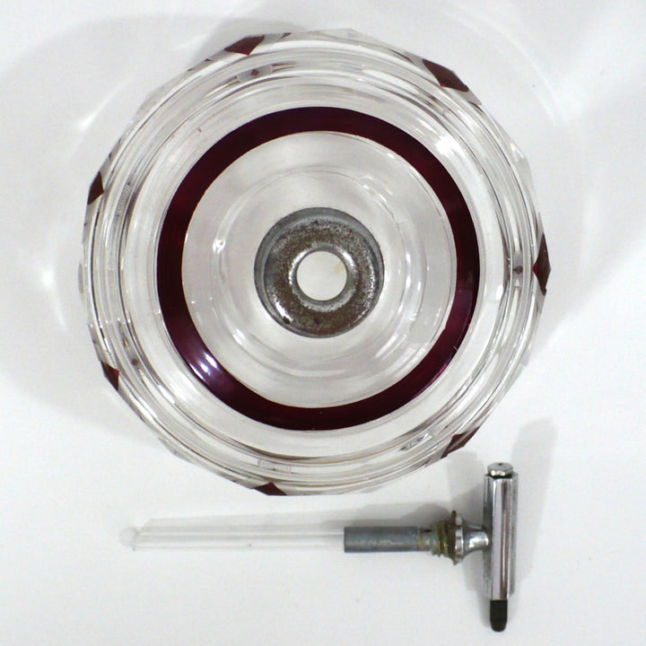 1930s Art Deco Palda Red Perfume Atomizer.