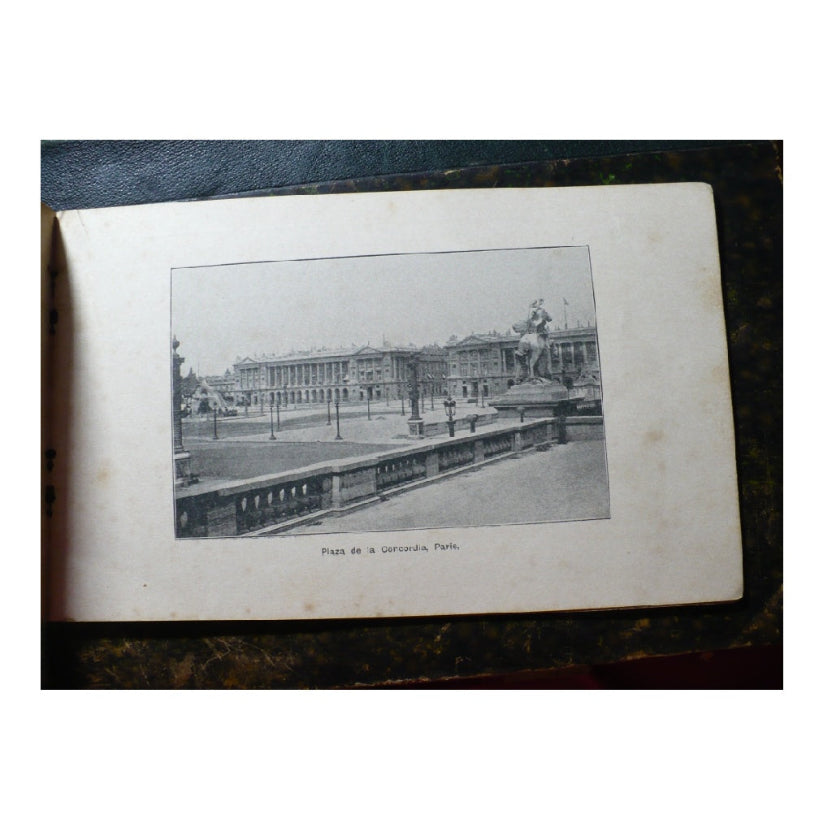 1890s Maltina Ilustraciones Advertising Pamphlet, European Sites, Spanish, view of Paris site.