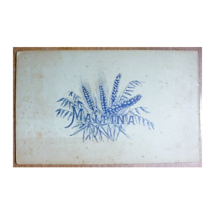 1890s Maltina Ilustraciones Advertising Pamphlet, European Sites, Spanish, back cover.