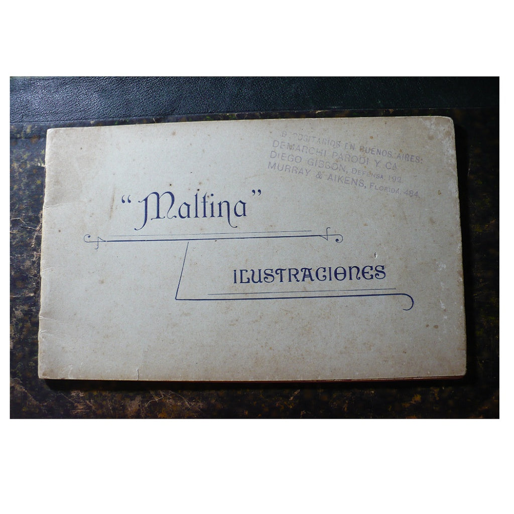 1890s Maltina Ilustraciones Advertising Pamphlet, European Sites, Spanish.