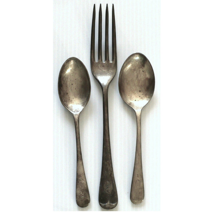 Vintage Qantas Airlines Cutlery, Fork Spoons, Australia, 1968-1984 Aviation Catering Collectible.