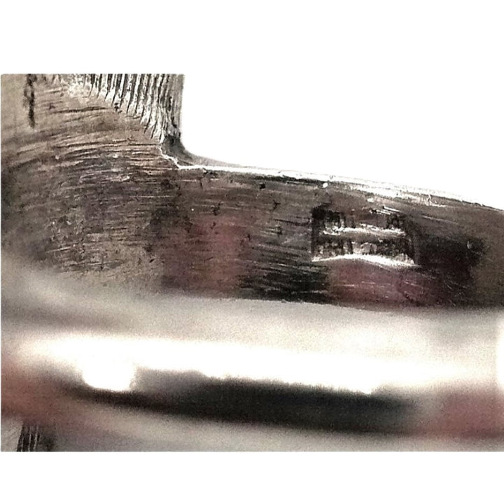 1960s Vintage Brutalist Ring: Industria Argentina hallmarks.