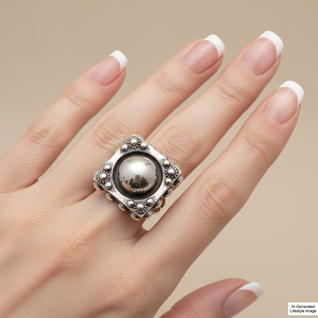 Sz 8.5 Adj. Bohemian Rhapsody Ring