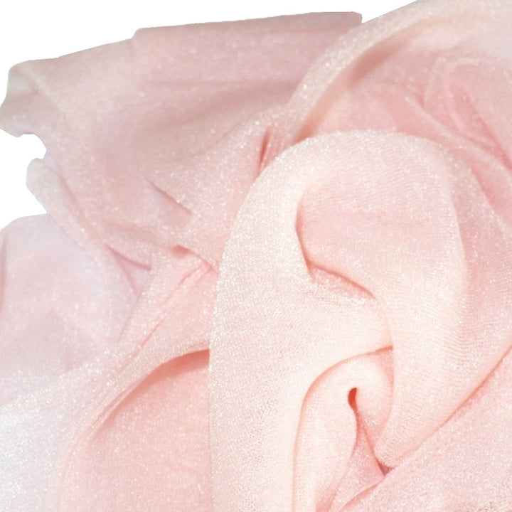 1980s Shimmering Candy Pink Sheer-To-Waist Pantyhose Medium