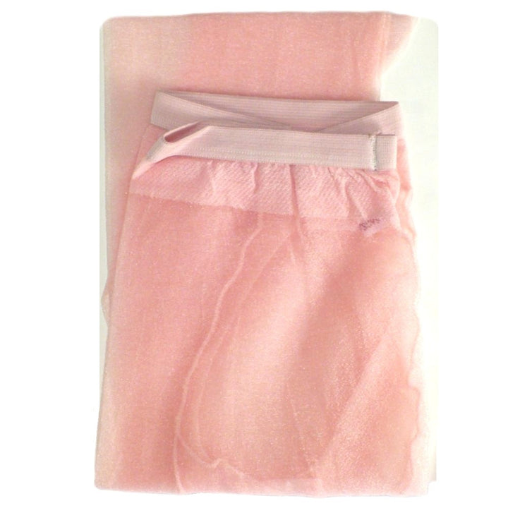 1980s Preppy Vintage Shimmering Candy Pink Stockings Medium.