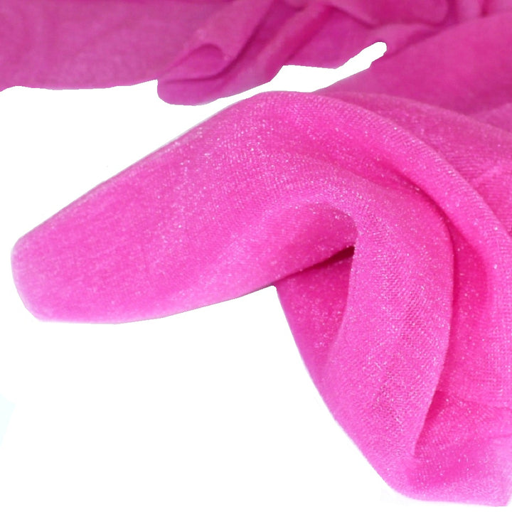 1980s Fuchsia Pink Sheer-To-Waist Pantyhose, Medium