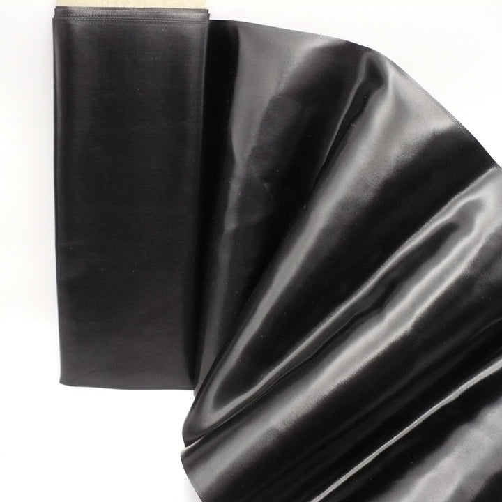 Victorian Calendered Mourning Ribbon.