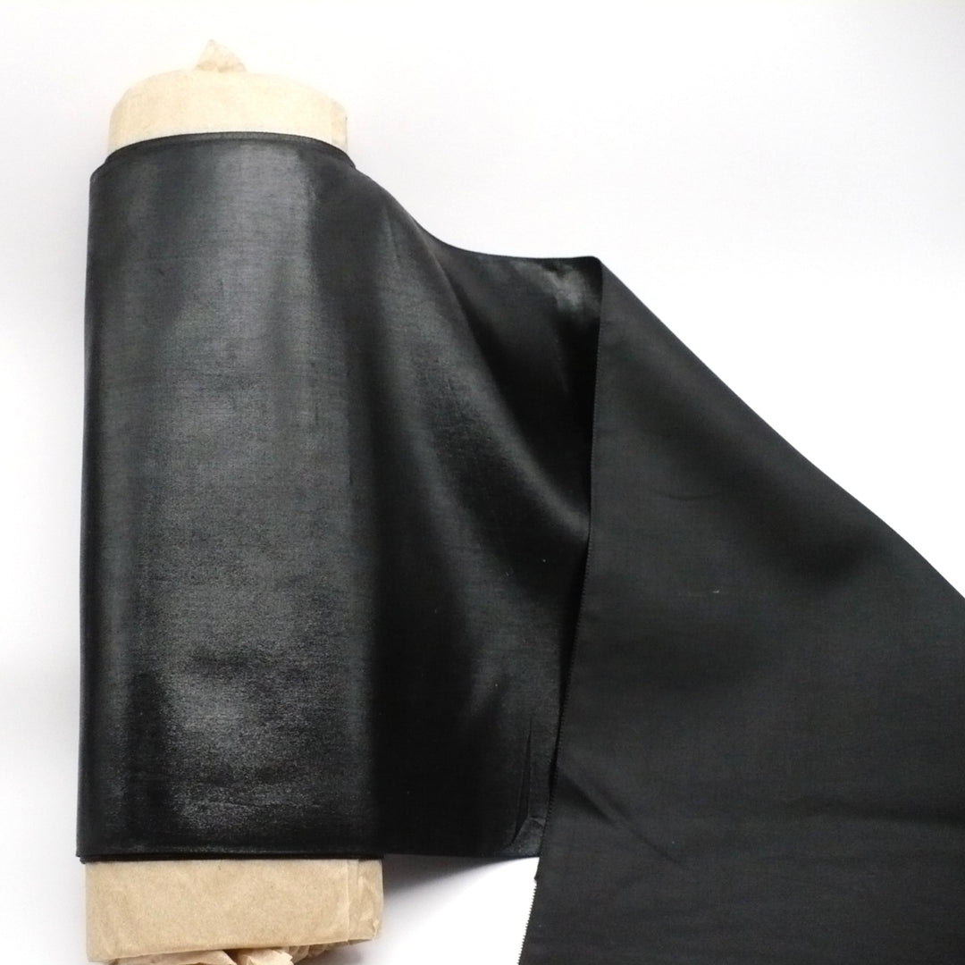 Victorian Calendered Mourning Ribbon.