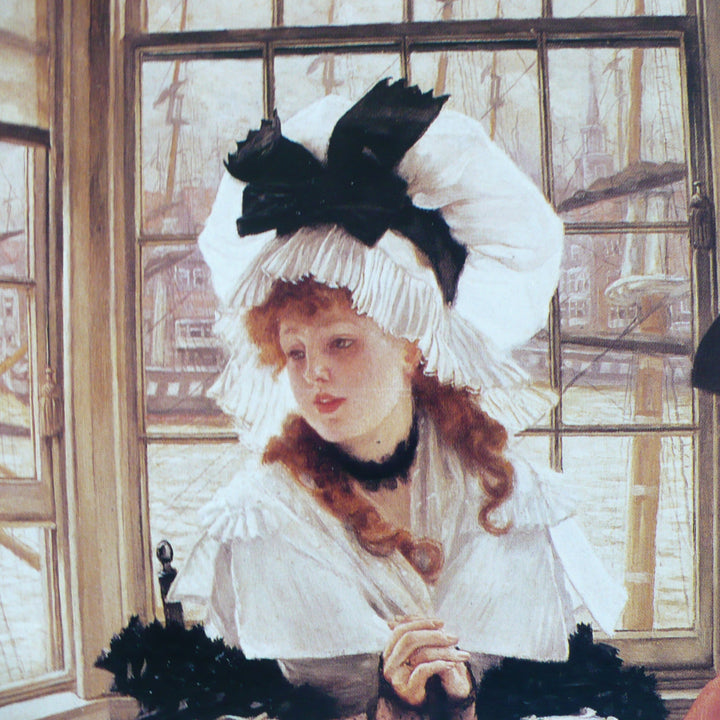 Illustration of possible use of this wide antique ribbon.