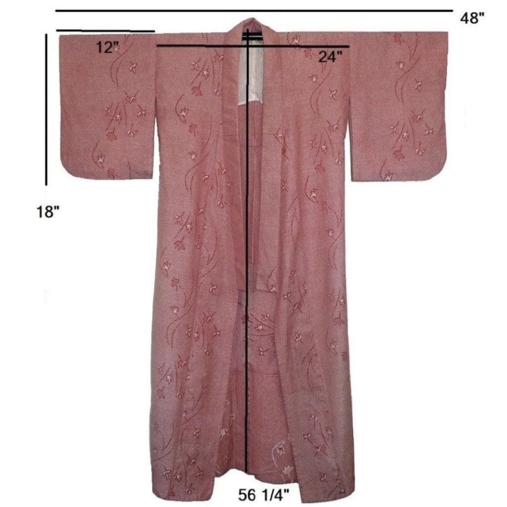 Kimono measurement graphic.