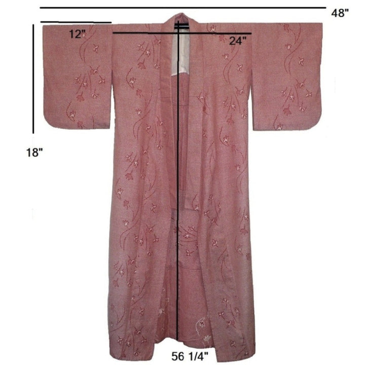 Kimono measurement graphic.