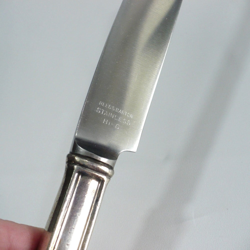 1914 Antique Sierra Reed & Barton New French Hollow Knife Cutlery Silverware