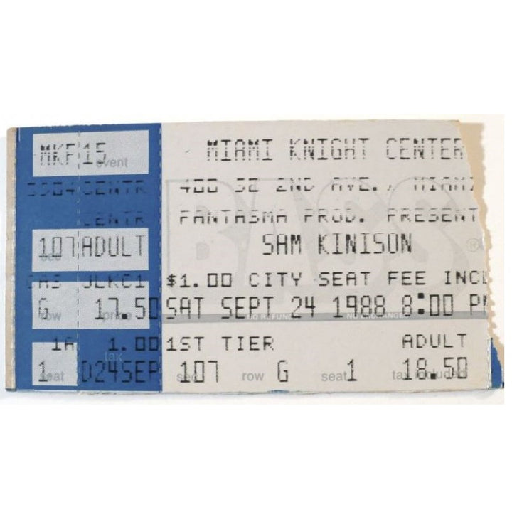 Sam Kinison Have You Seen Me Lately? Ticket 1988