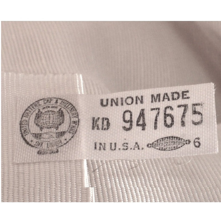 Union made label.
