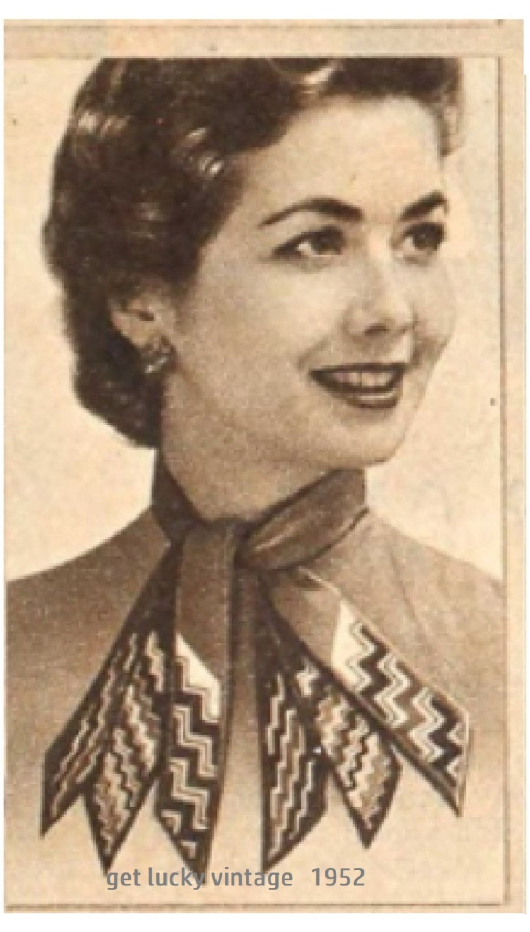 1950s Vintage Tri-Tie Cross Tie By Baar and Beards example.