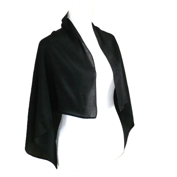 Victorian mourning scarf.