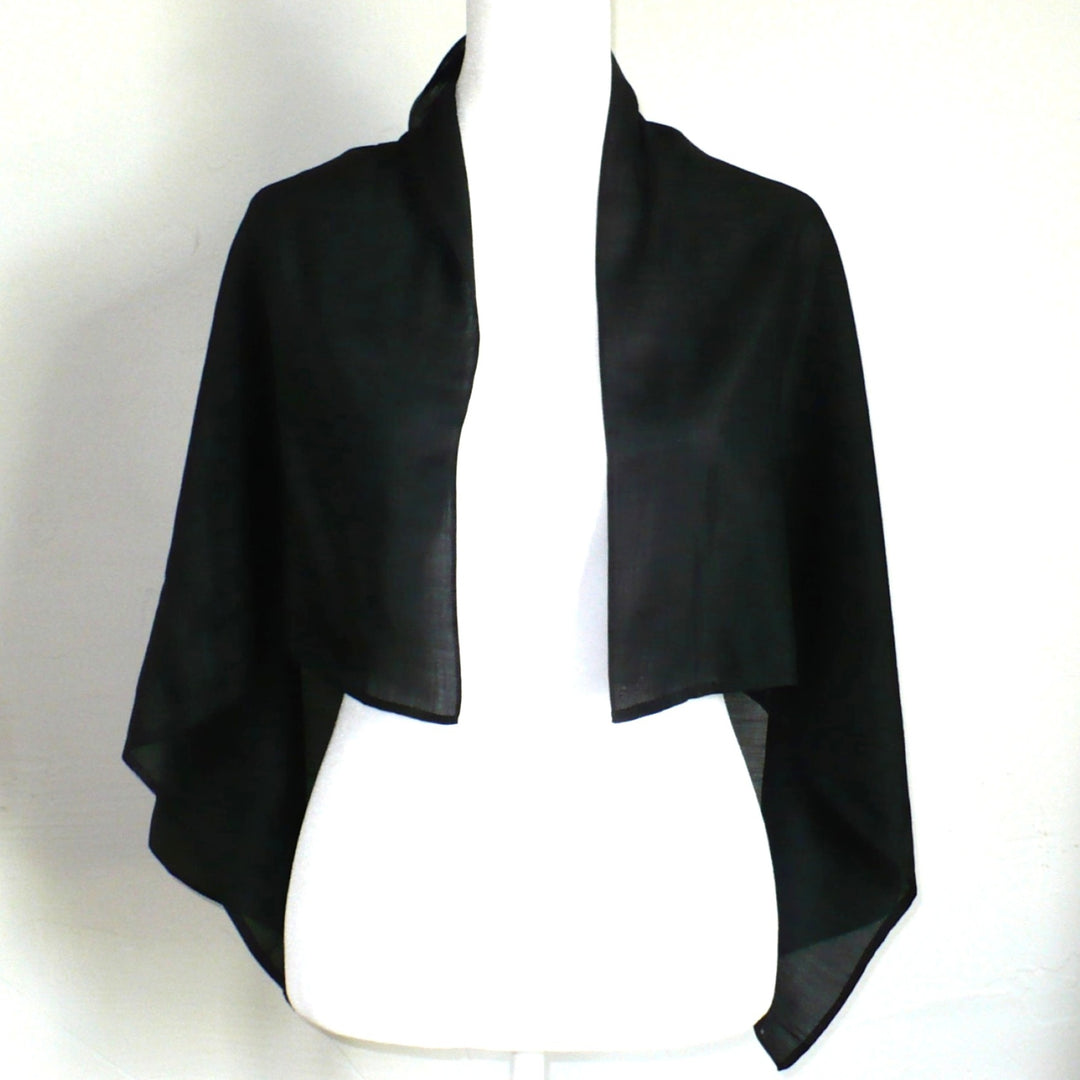 Victorian mourning scarf.