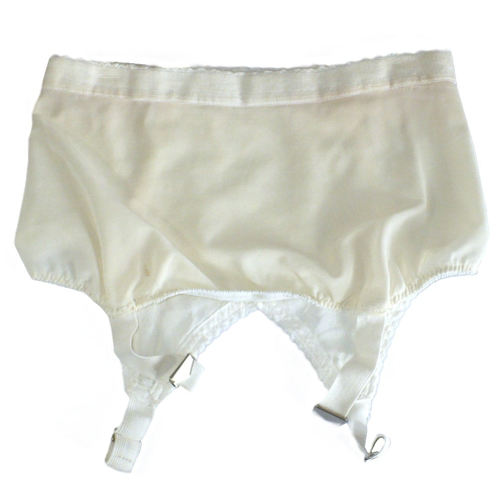 1950s Vintage White Lace Waist-nipping Garter Belt Girdle X-Small Get Lucky Vintage 1950s Vintage White Lace Waist-nipping Garter Belt Girdle X-Small Get Lucky Vintage
