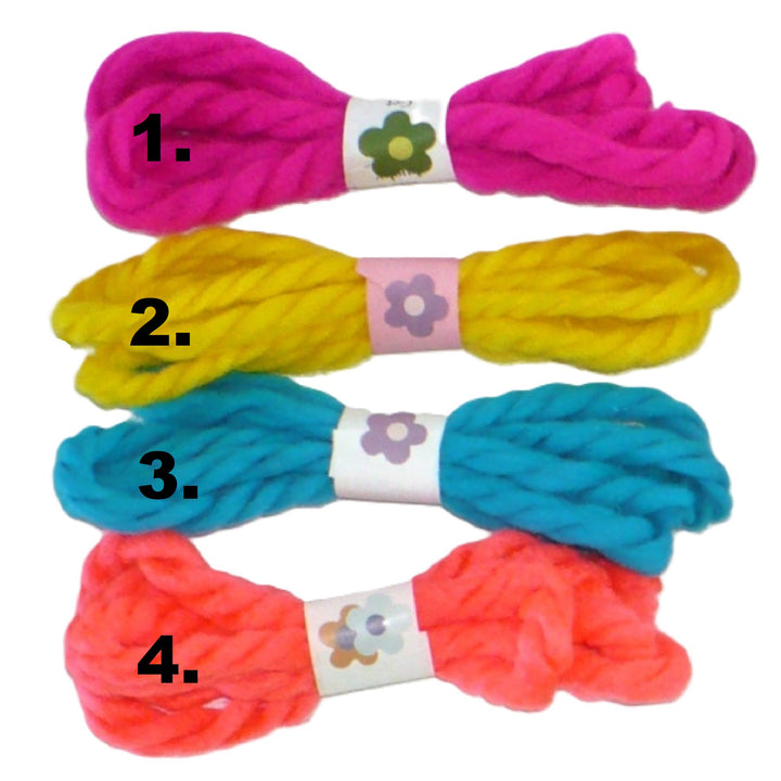 1970s Yarn Headbands Hair Ties.
