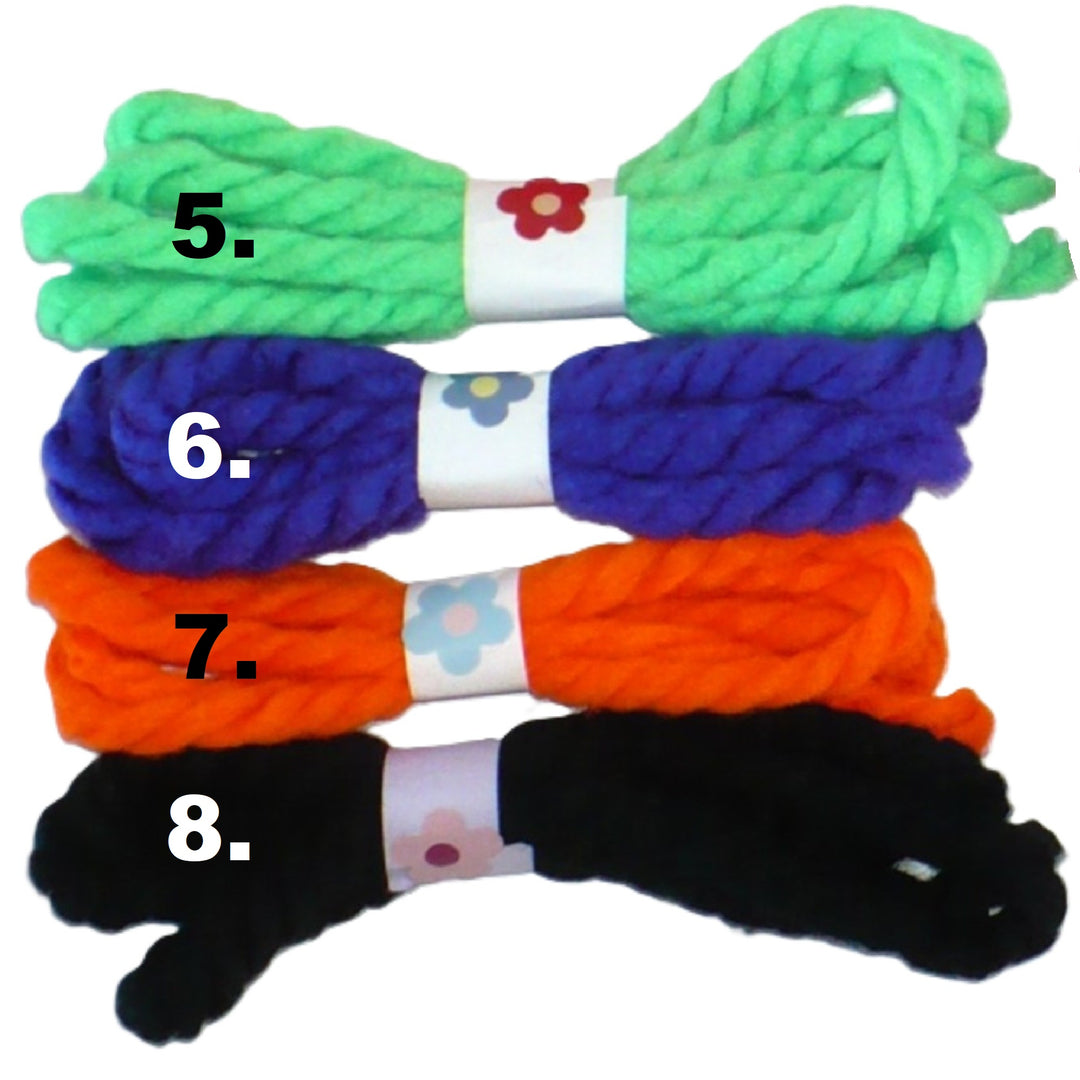 1970s Yarn Headbands Hair Ties.