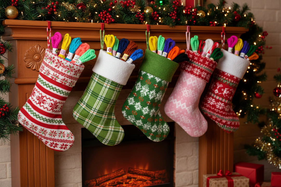 1970s Yarn Headbands Hair Ties