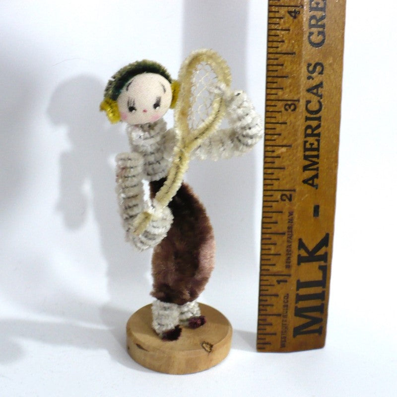 1950s Vintage Tennis Player Bendy Doll