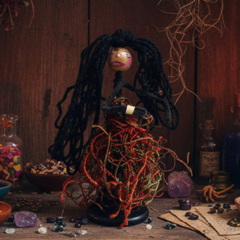 1950s Wild Voodoo Queen Bendy Doll in New Orleans.