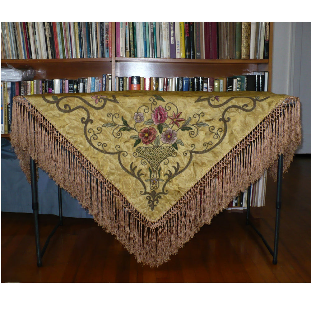 19th c. Piano Shawl.