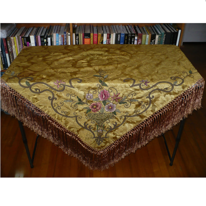Antique Baroque piano shawl.