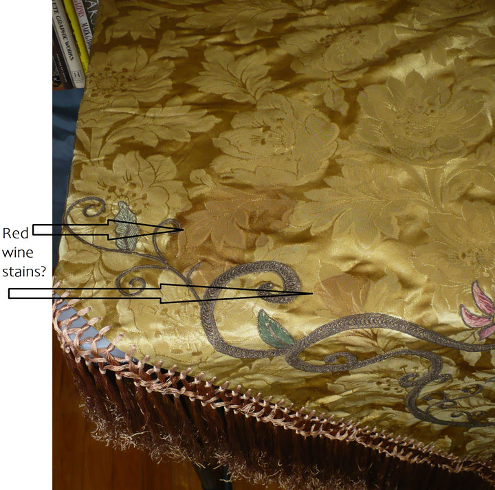 Antique Baroque piano shawl.