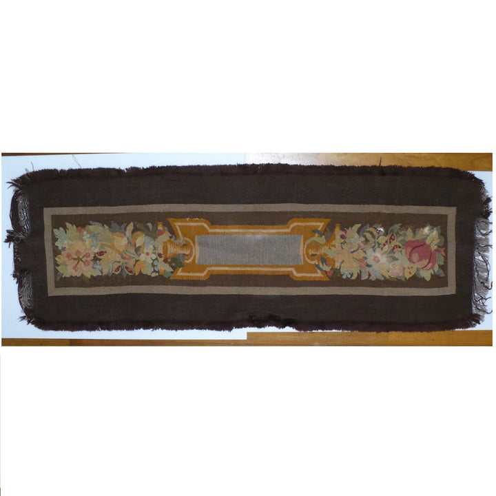 Antique Aubusson textile tapestry.