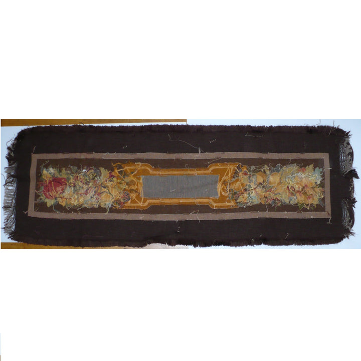 Antique Aubusson textile tapestry.