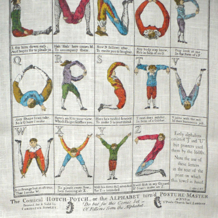 1990 Comical Hotch-Potch Alphabet Tapestry.