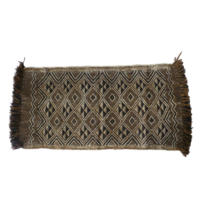 1950s Handwoven Mapuche Accent Rug or Runner (37-inches) - Argentina