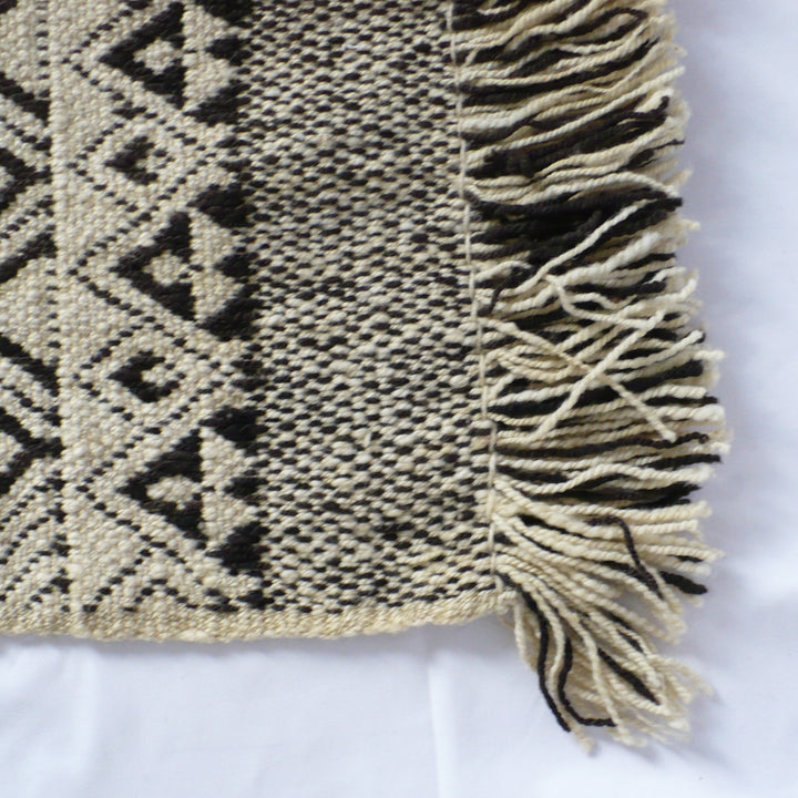 1950s Handwoven Mapuche Rug (55-inches) - Argentina