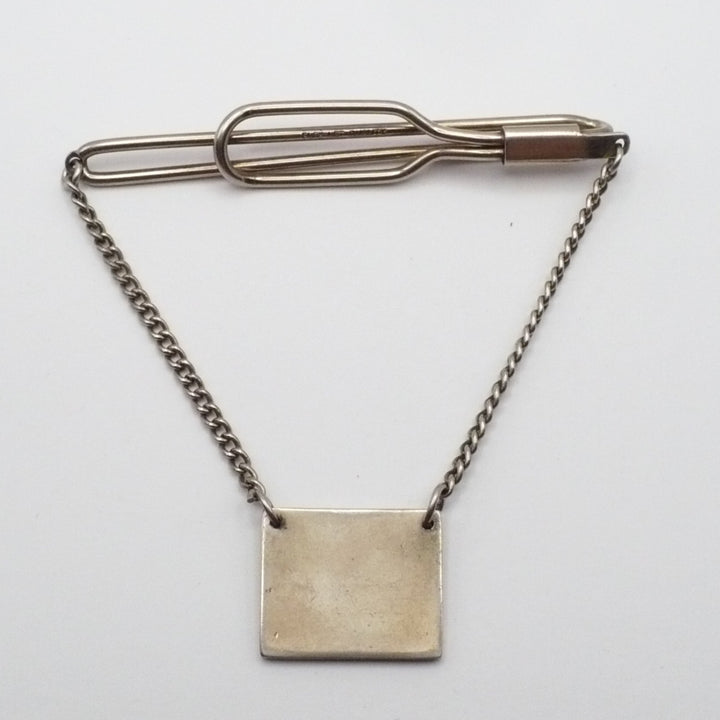 1930s Heritage Line Chain Tie Slide, Vintage Men's Jewelry.