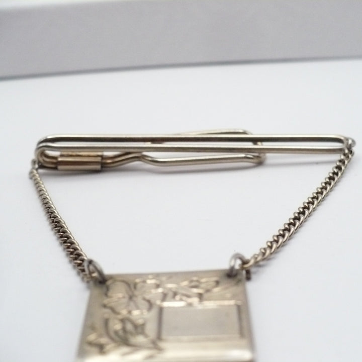 1930s Heritage Line Chain Tie Slide, Vintage Men's Jewelry.