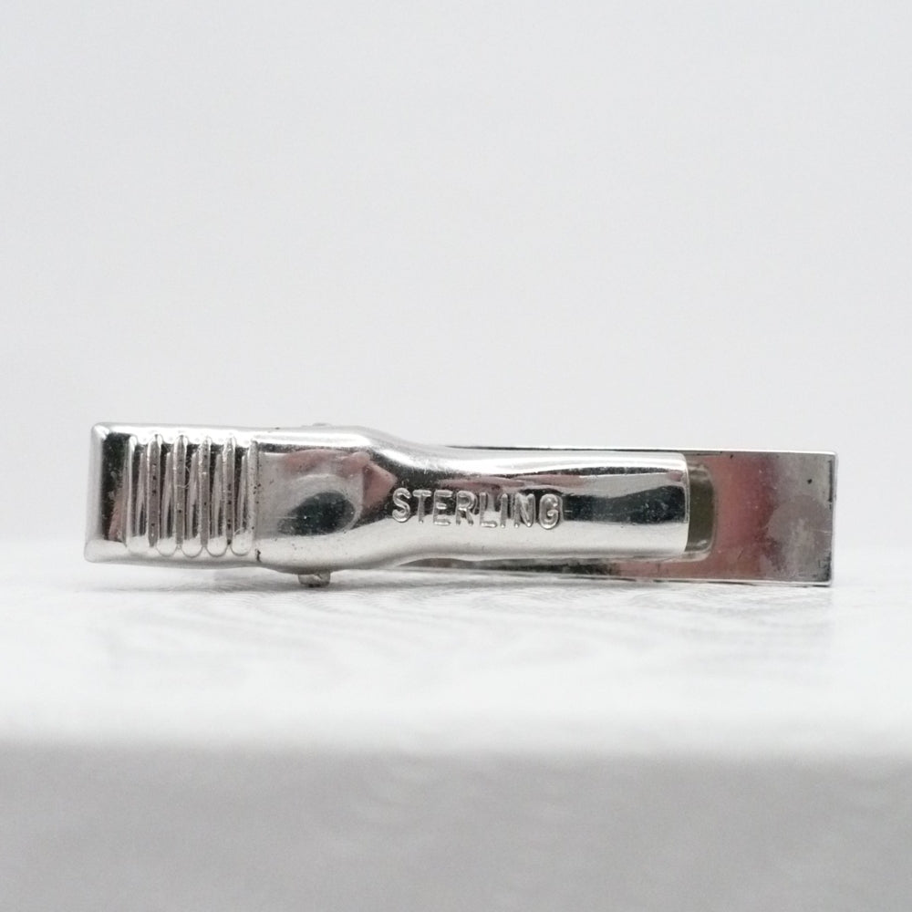 Sterling Strike Shorty Tie Clip Men's Mid Century Jewelry.