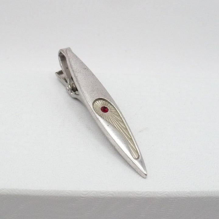 The Red Planet, Space Age Tie Clip Vintage Men's Jewelry.