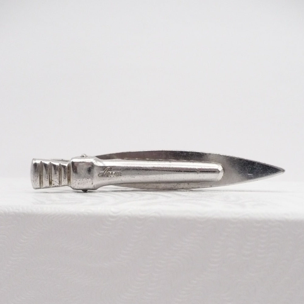 The Red Planet, Space Age Tie Clip Vintage Men's Jewelry.