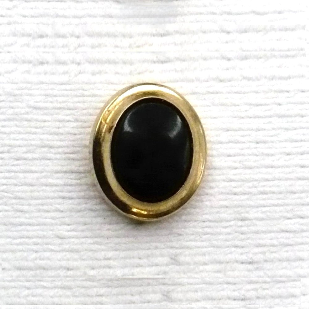 Vintage mourning  tie tack with chain and bar.