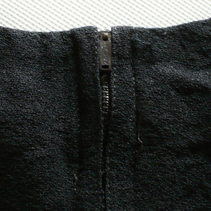 Talon zipper pull enlarged on back of 1930s blouse.