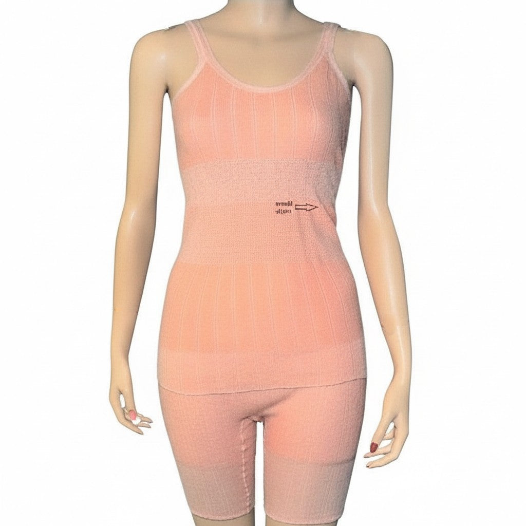 1940 WW2 era Vintage Ever-dainty Vest Bloomer Panty & Undershirt Set.