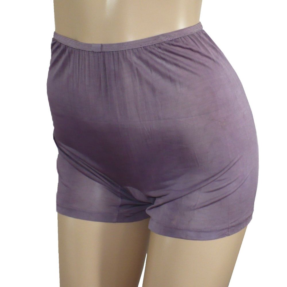 X-Small 1950s Vintage Purple Plum Rayon Knicker Tap Pants Panties.