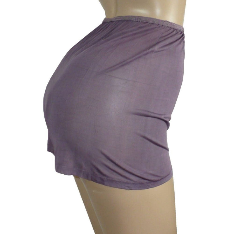 X-Small 1950s Vintage Purple Plum Rayon Knicker Tap Pants Panties.