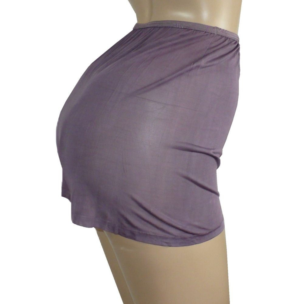 X-Small 1950s Vintage Purple Plum Rayon Knicker Tap Pants Panties.