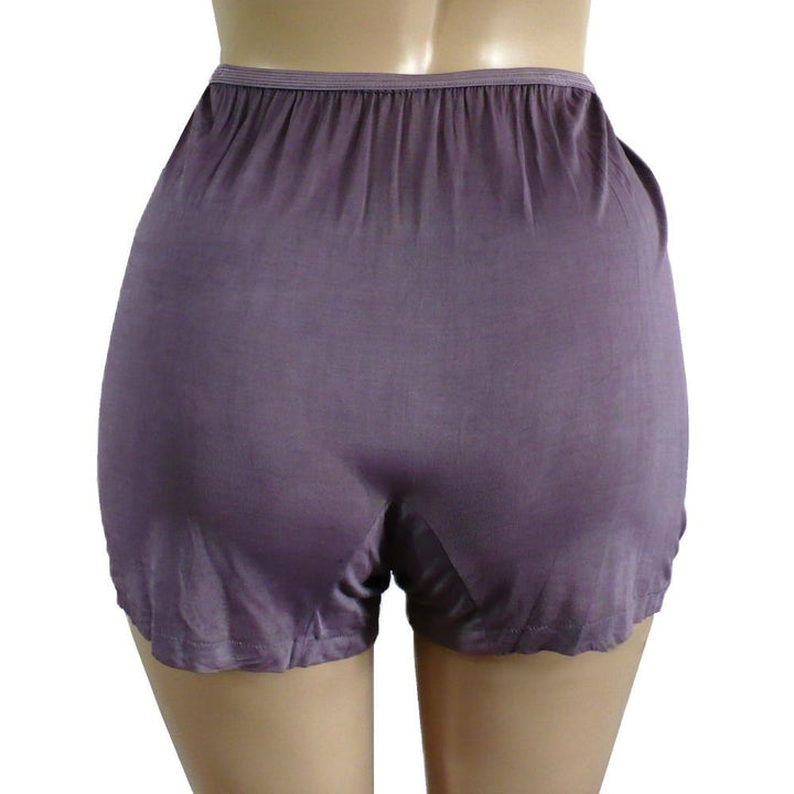 X-Small 1950s Vintage Purple Plum Rayon Knicker Tap Pants Panties.