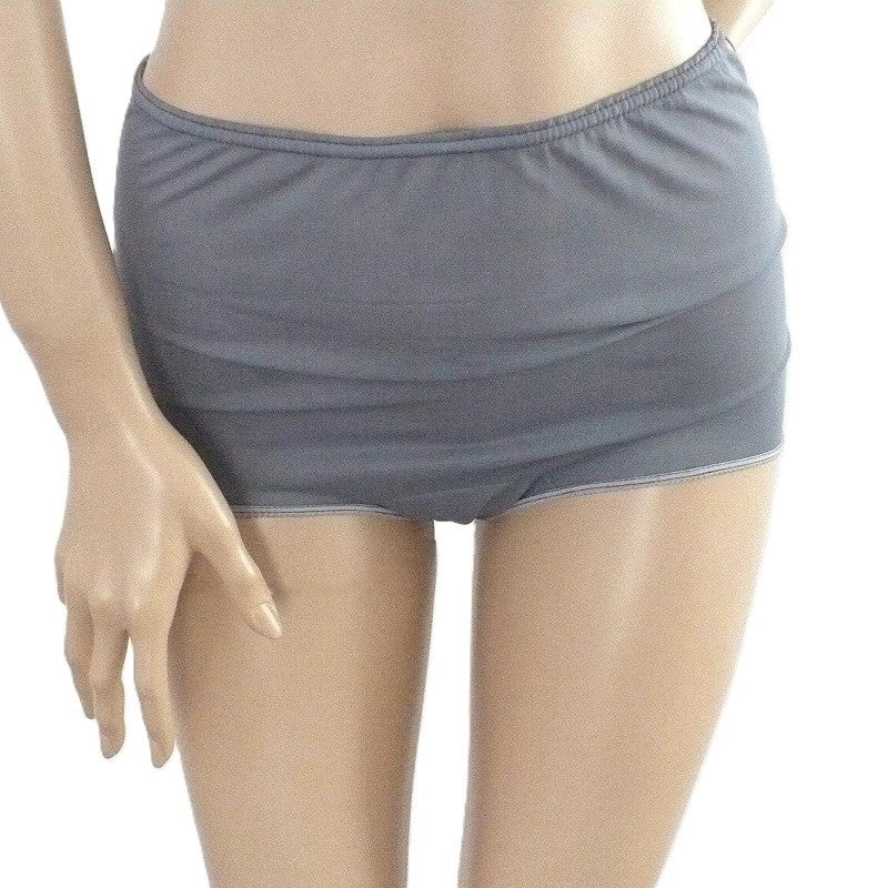 XS 1950s Vintage Nylon Brief Panty, Mushroom Gusset Granny Panties.