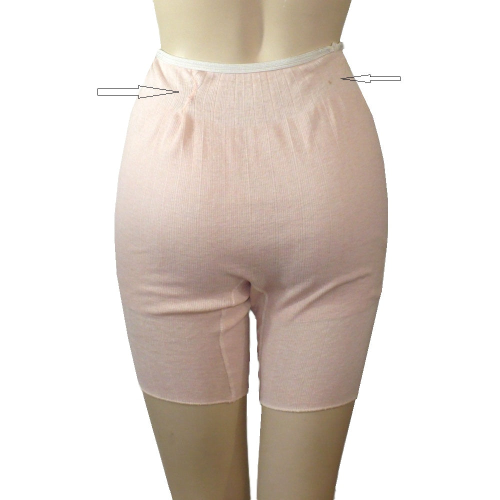 1930s Vintage Warm Tuckstitch Snuggies Long Leg Panties for Winter.